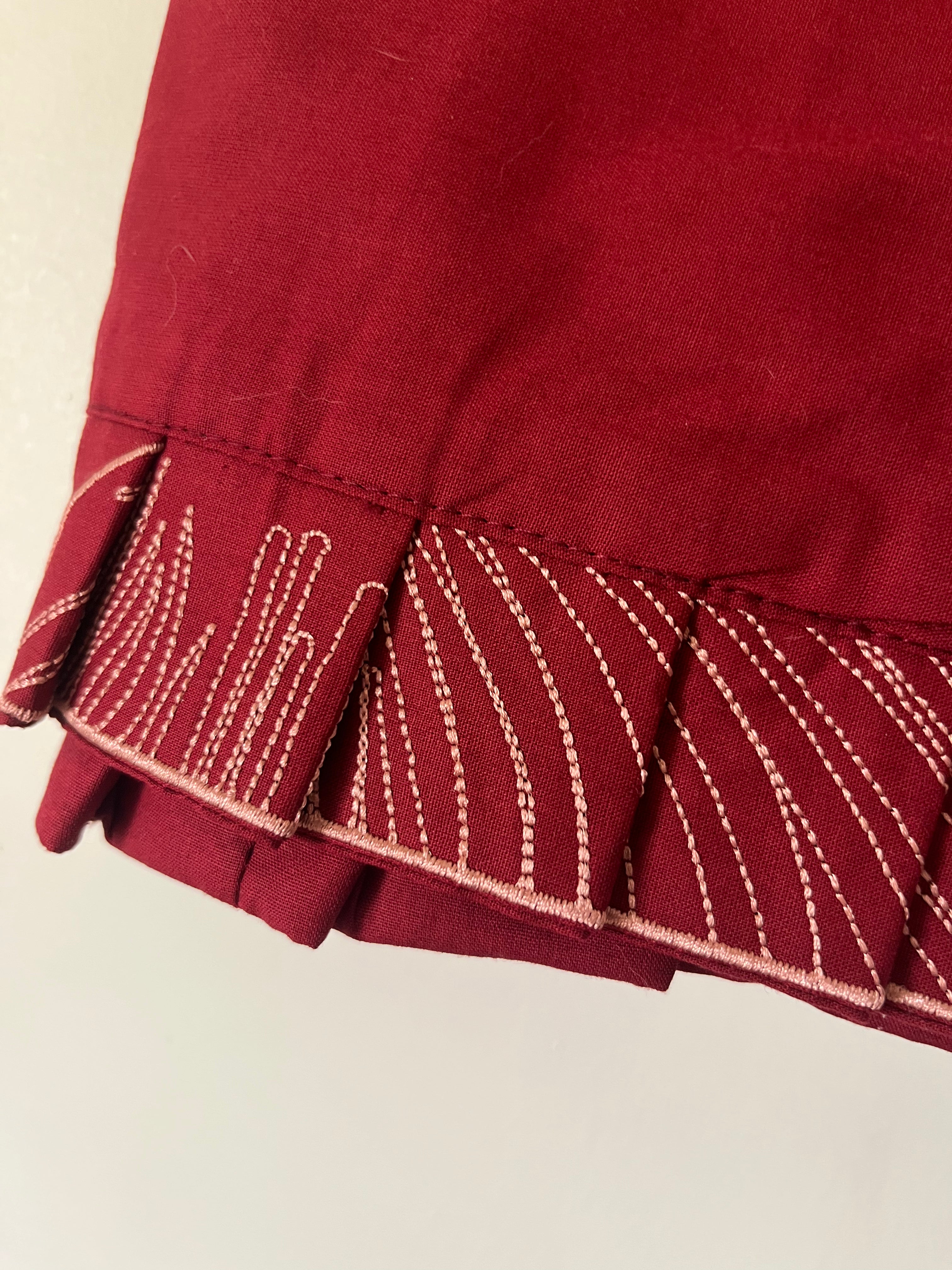 Taie d'oreiller - Bordeaux