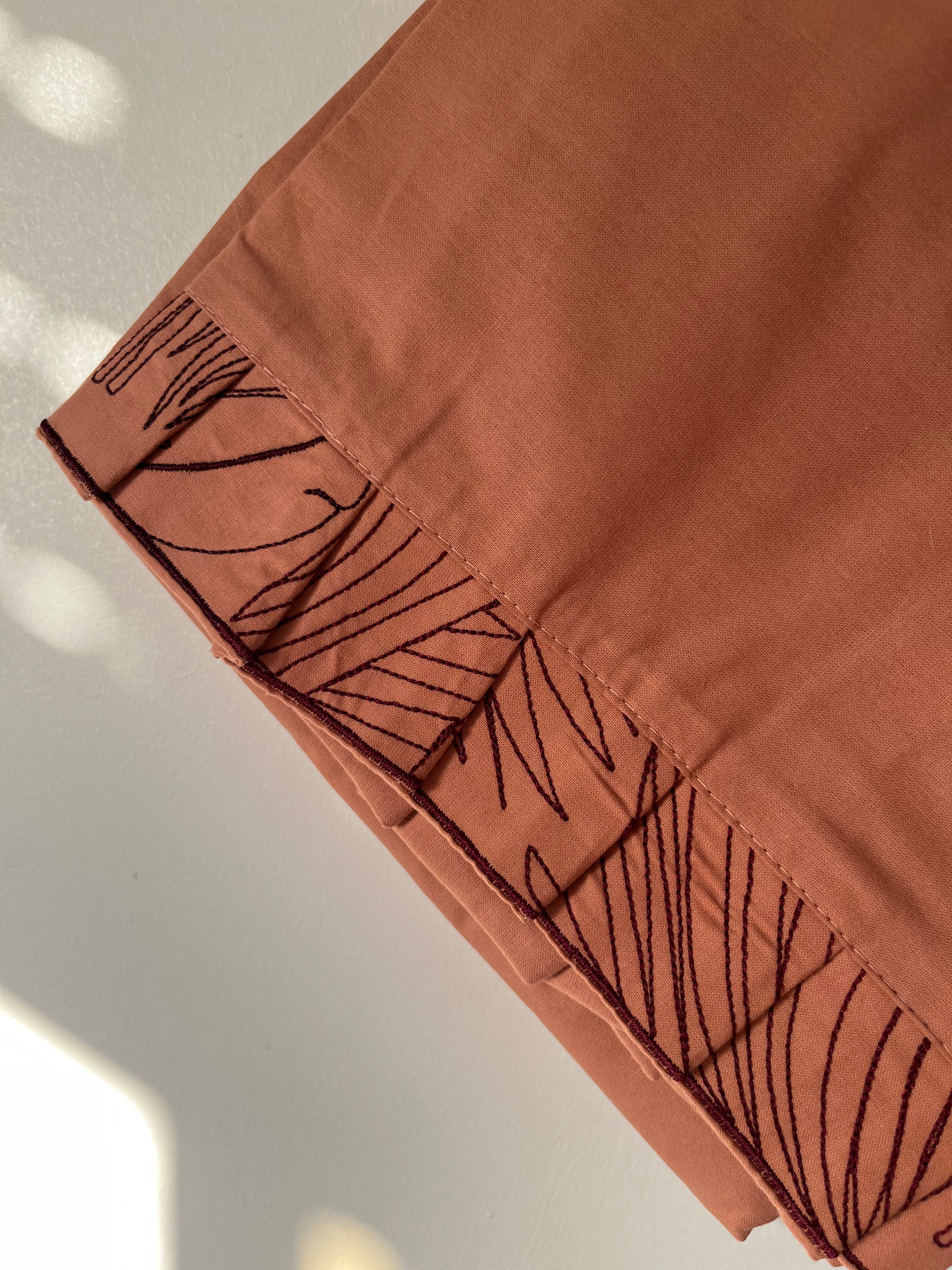 Taie d'oreiller - Terracotta