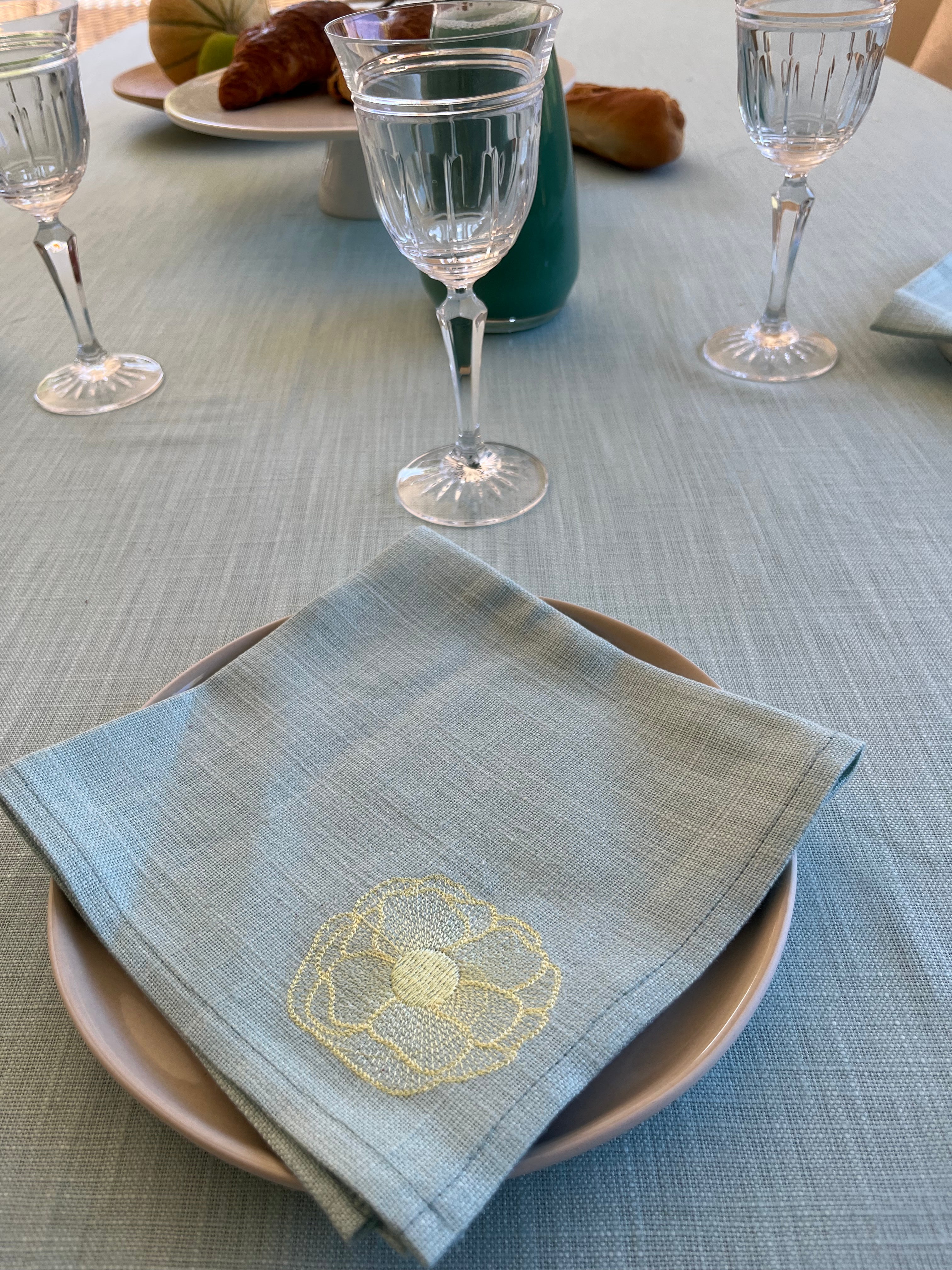 Serviette en tissu - Bleu clair