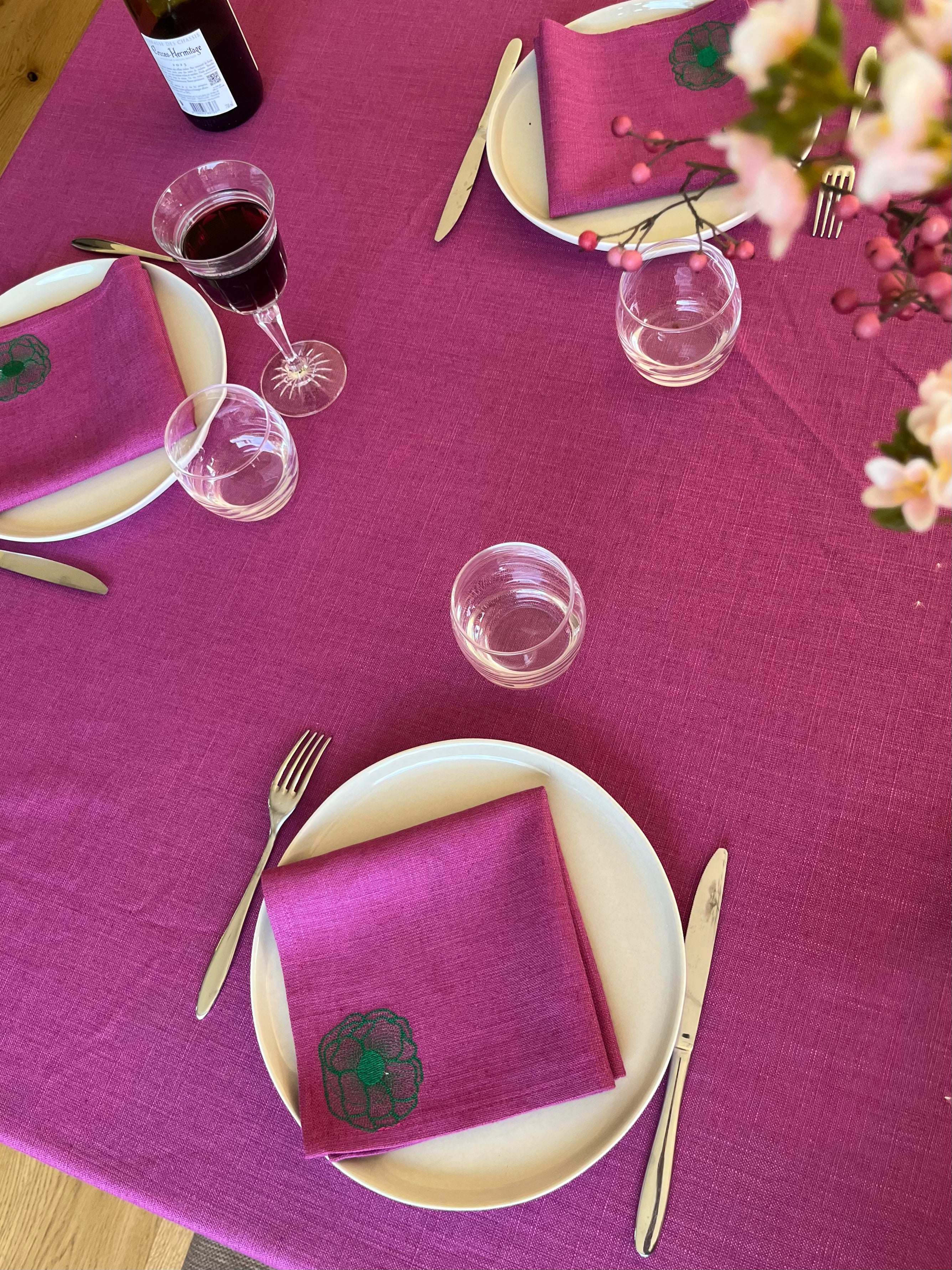 Nappe artisanale - Violet