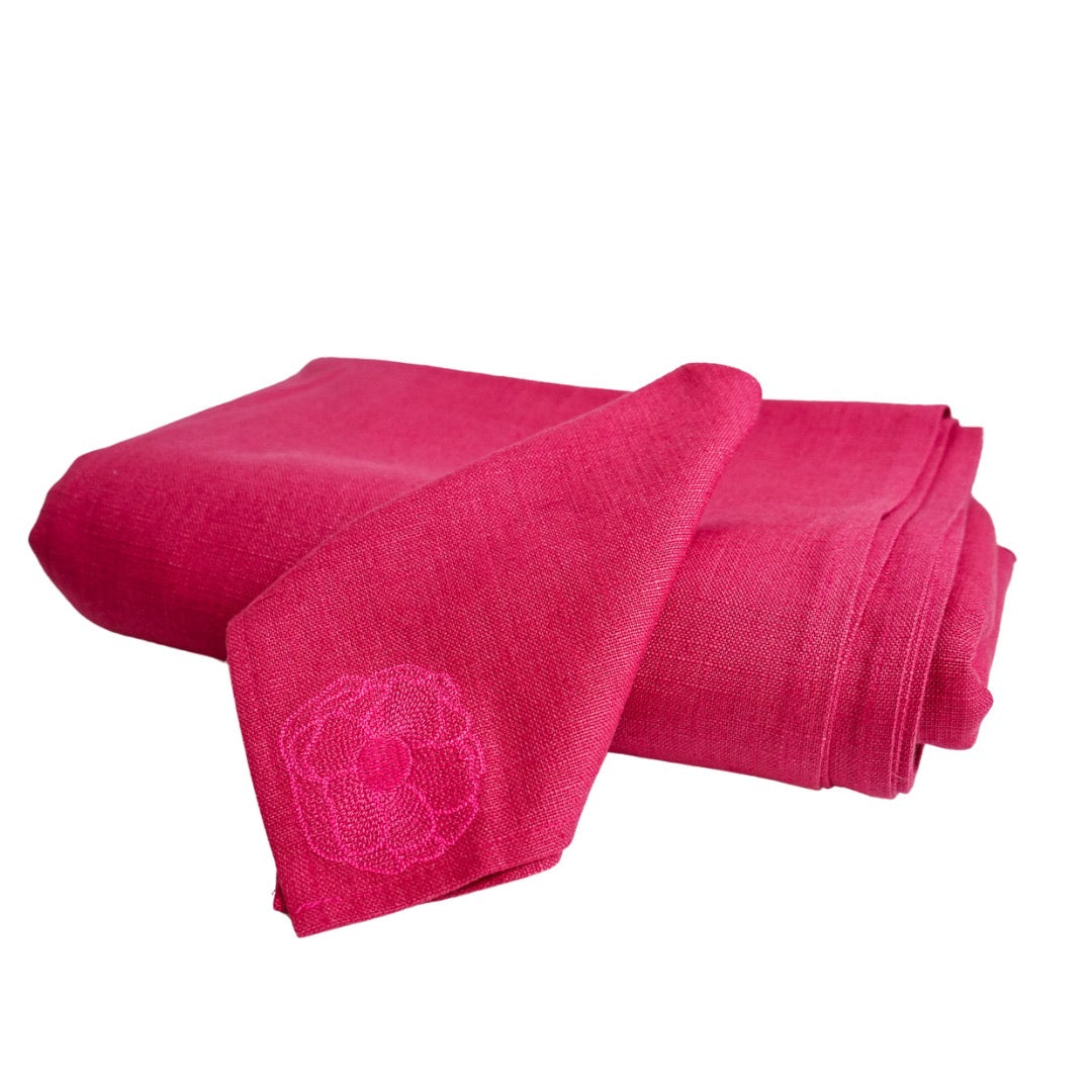 Nappe artisanale - Rose