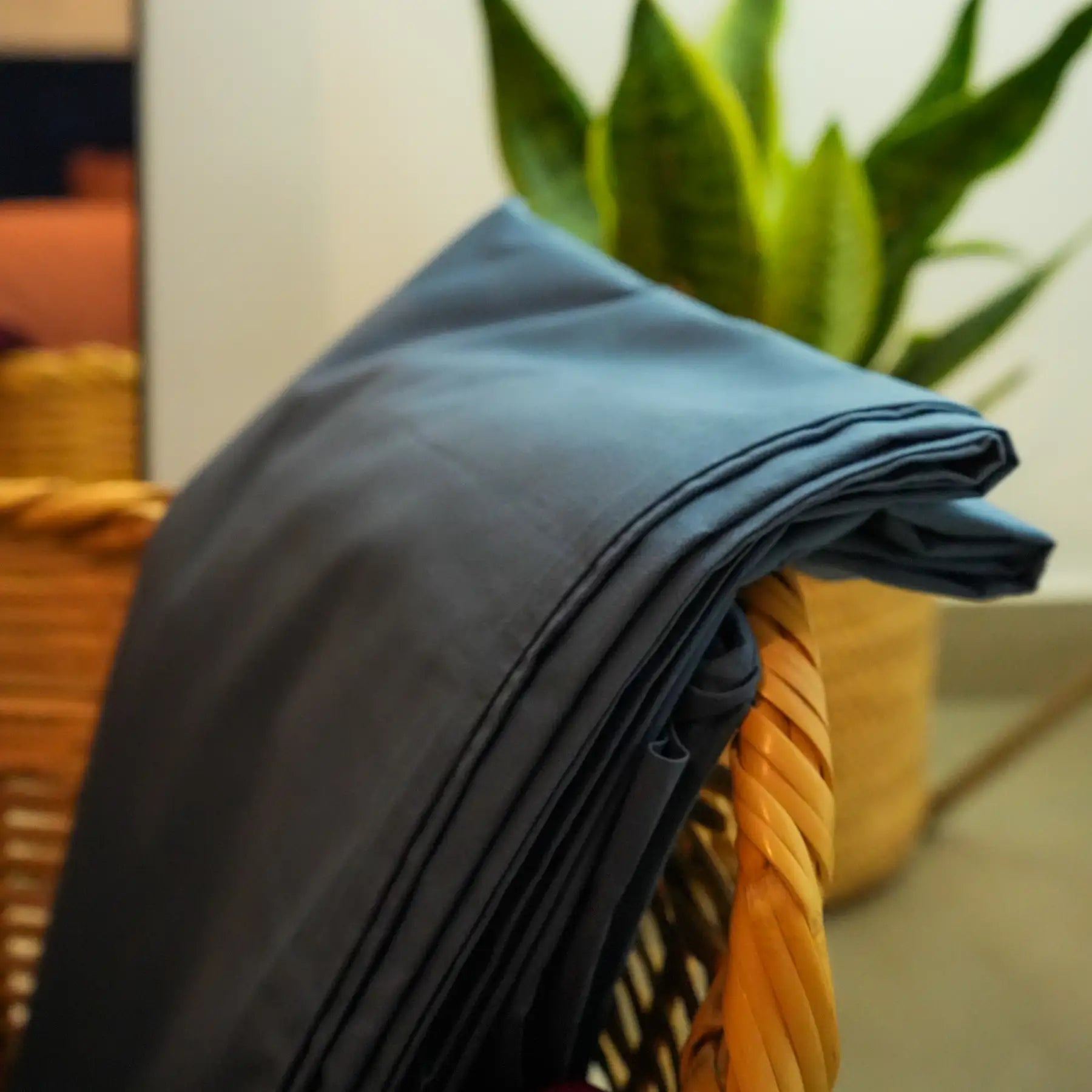 Housse de couette artisanale - Bleu