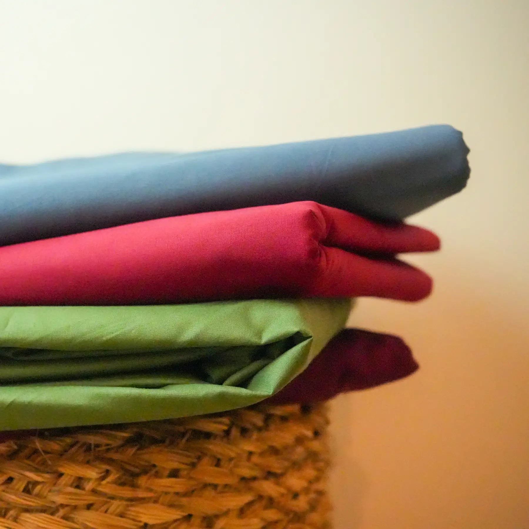 Housse de couette artisanale - Vert kaki